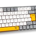 Alcatroz Keyboard & Mouse 2.4G+BT Combo 84K Tetriz Air 300C Summer White