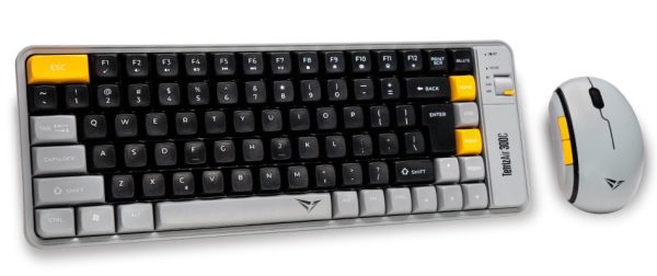 Alcatroz Keyboard & Mouse 2.4G+BT Combo 84K Tetriz Air 300C Autumn Black