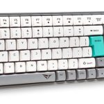 Alcatroz Keyboard & Mouse 2.4G+BT Combo 84K Tetriz Air 300C Winter White