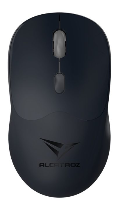 Alcatroz Mouse Wireless & BT Recharg Silent AIRMOUSE DUO 6 Black (2025)