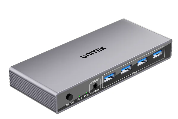 1_1743666319 Unitek KVM HDMI Switch 2-1 4K60Hz with 4-Port USB 3.0 V1309A - Image 1