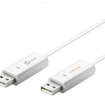 j5create Wormhole Switch USB Transfer Cable KM & FIle Sharing between Mac and Windows Devices JUC400