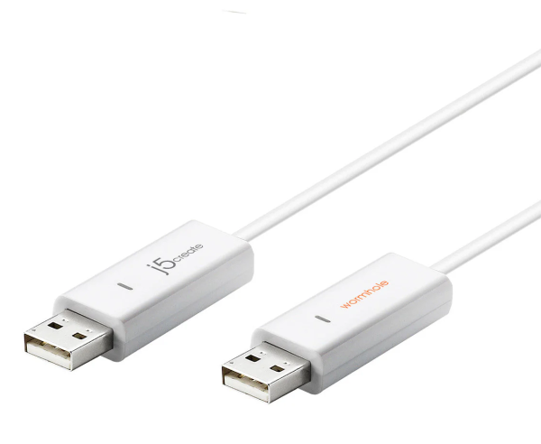 j5create Wormhole Switch USB Transfer Cable KM & FIle Sharing between Mac and Windows Devices JUC400