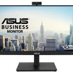 ASUS Monitor VideoConferencing 24'' FHD 75Hz Frameless Ergonomic Webcam Speakers Microphone BE24EQSK
