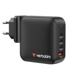 Verbatim Charger Wall 165W Mini GaN 3xUSBC 1xUSBA GNC-140
