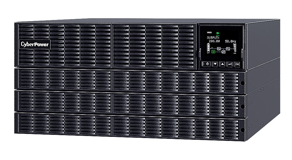 1_1749801642 CyberPower OLS6KERT5UM 6000VA Online Rackmount/Tower UPS with Colour LCD Display & Integrated Bypass PDU - Image 1