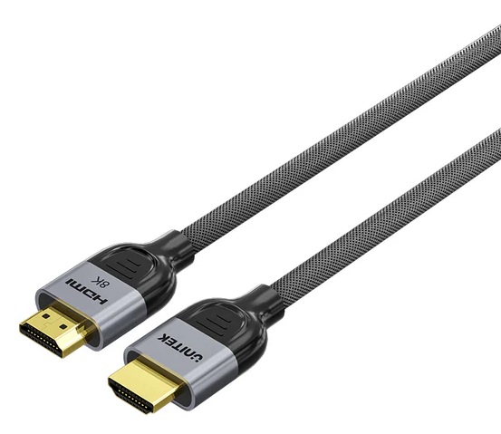 1_1752064546 Unitek HDMI 2.1 Cable 8K60Hz Braided 3.0m C11093RGY-3M - Image 1