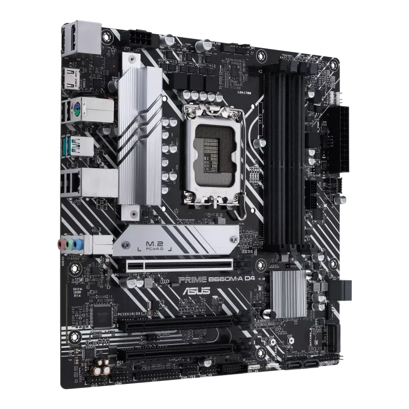 1_1752222309 ASUS Motherboard LGA1700 mATX DDR4 PRIME B660M-A D4-CSM - Image 1
