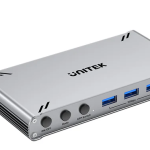 Unitek KVM HDMI Switch USB-C 10Gbps Split-Screen 5-Port Hub D1118A