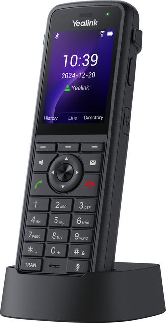 1_1756360092 Yealink IP Phone Cordless Wi-Fi 6 Handset Ruggedized IP67 Roaming Dual Band with Bluetooth AX86R - Image 1