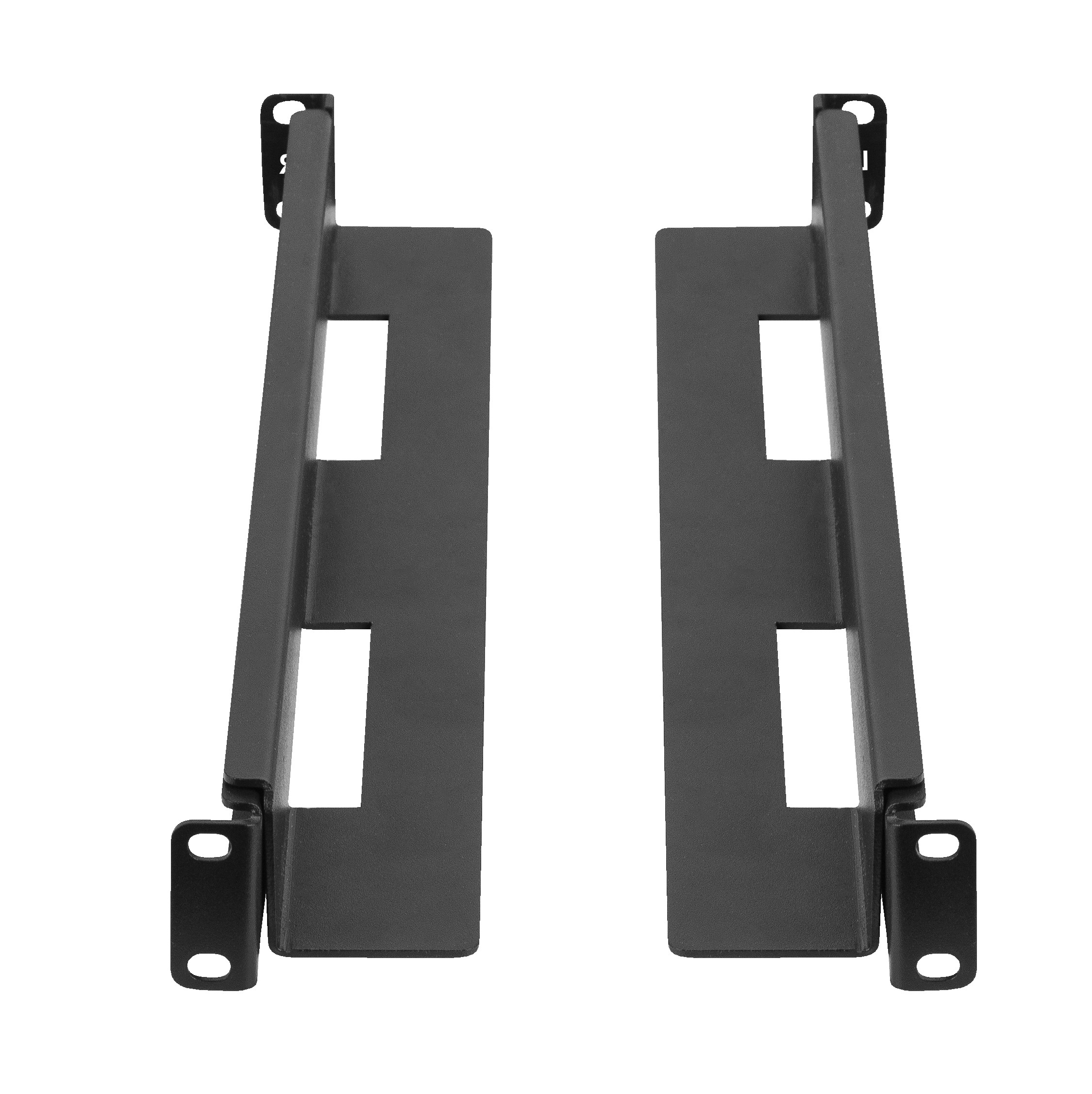 1_1757335198 Lanberg Rail Kit Sliding Adjustable 397-680mm for 19" Rack Cabinet 90kg Black - Image 1