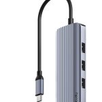 Cudy Hub USB-C 1xHDMI 4K60Hz/GigabitLan/PD100W/3xUSB-A/1xUSB-C UH606