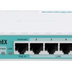 MikroTik Router Wired hEX 5xGbE/PoE In/USB 512MB E50UG