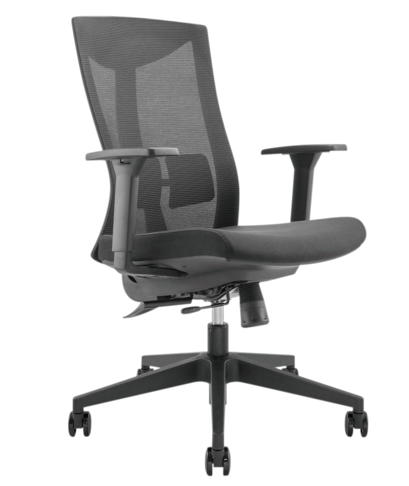 1_1761828408 Lumivida Office Chair Ergonomic Mesh Lumbar Support Adjustable Seat/Armrest Black CH05-7 - Image 1
