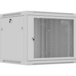 Lanberg Wall Rack 19'' with Perforated Door 9U 60cm Grey FLAT PACKED