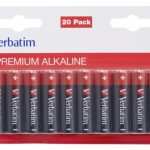 Verbatim Alkaline AA 20pcs Batteries
