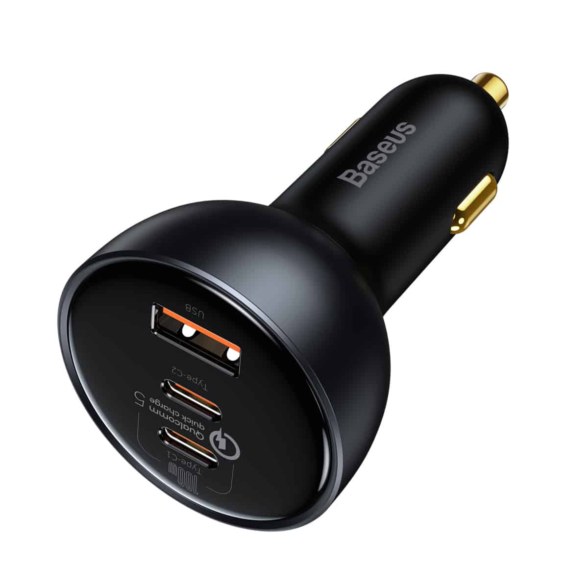 2-9 Baseus Car Charger 160W Qualcomm Quick Charge 5 - Image 1