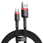 Baseus Cafule Braided Type-C Cable 2A 3m Black