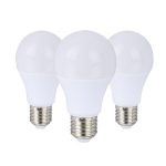 GBC ON LED Bulb E27 A60 11W 4000K Day White (3PK)