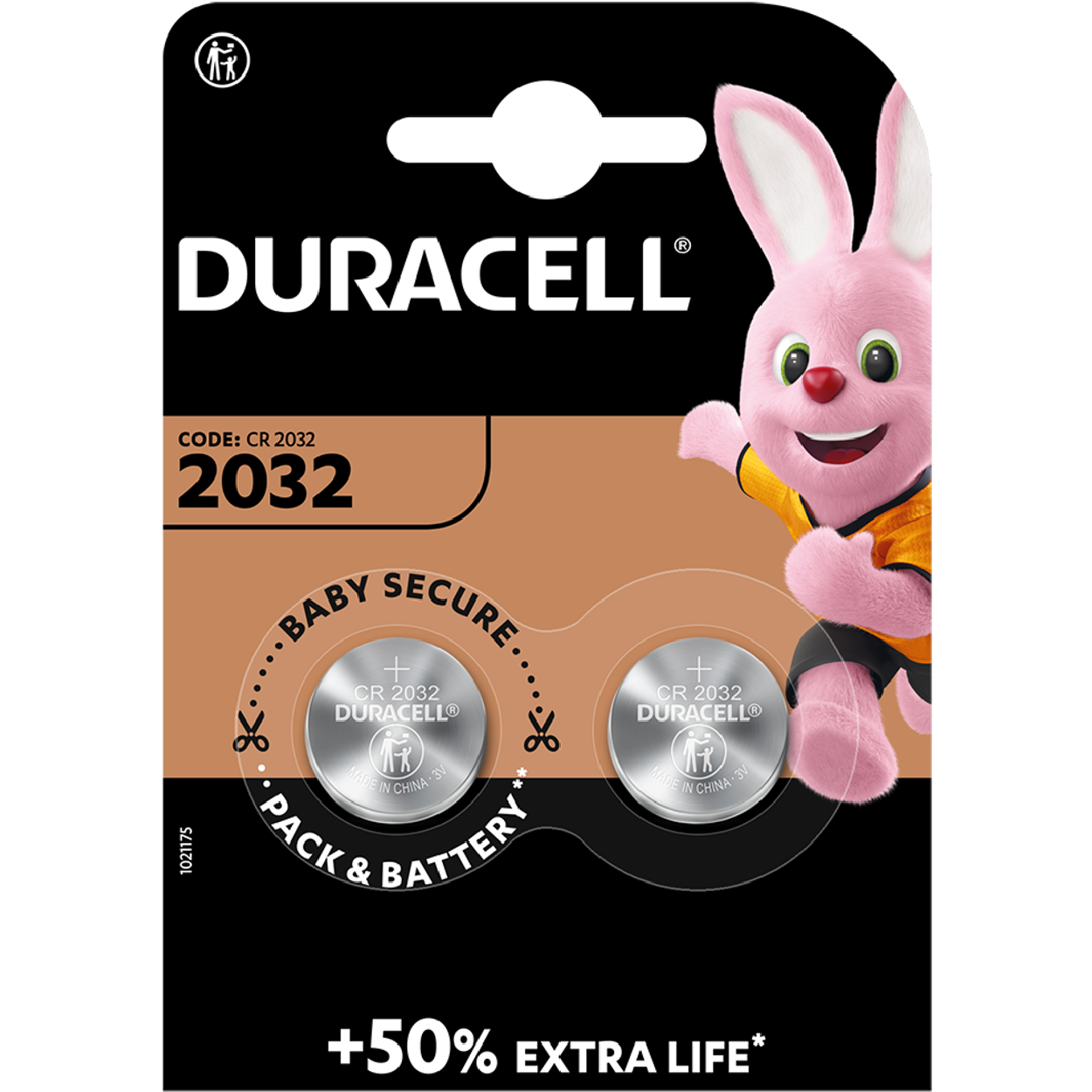25586-01 Duracell Lithium CR2032 2pcs Batteries Ultra - Image 1