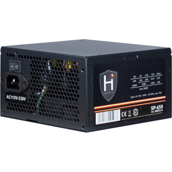 InterTech HiPower SP-650, 650W Power Supply