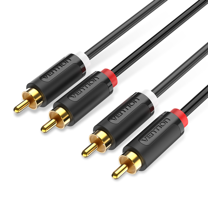 __30333___24213___1__1725439322 Vention AUDIO 2RCA to 2RCA M-M Cable 5.0m BCMBJ - Image 1