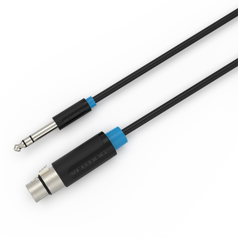 __30333___24213___3__1727079644 Vention AUDIO 6.3mm to XLR M-F Cable 1.5m BBEBG - Image 1
