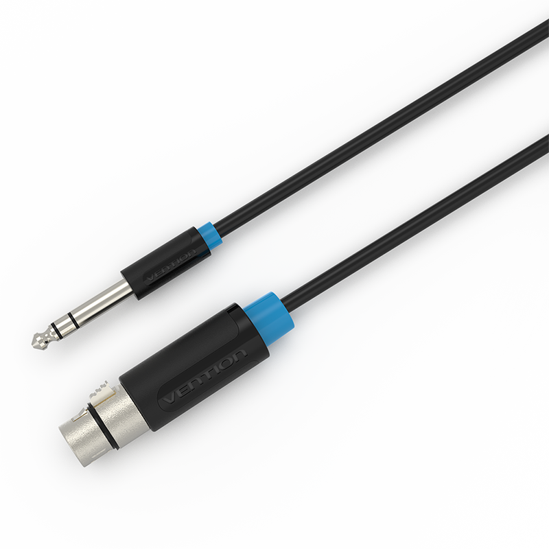 __36879___26126_ Vention AUDIO 6.3mm to XLR M-M Cable 10.0m BBEBL - Image 1