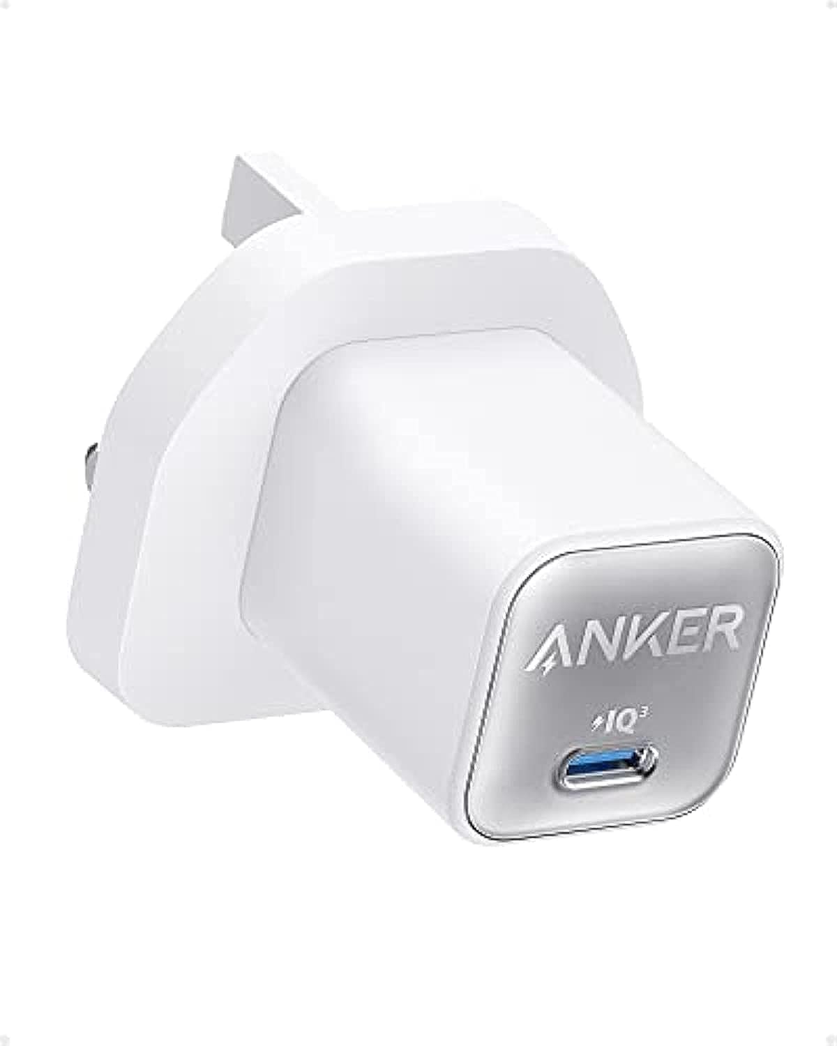 41QXCD75CXL._AC_SL1500_ Anker Mobile Charger Wall 30W USB-C Nano 3 (511) White - Image 1