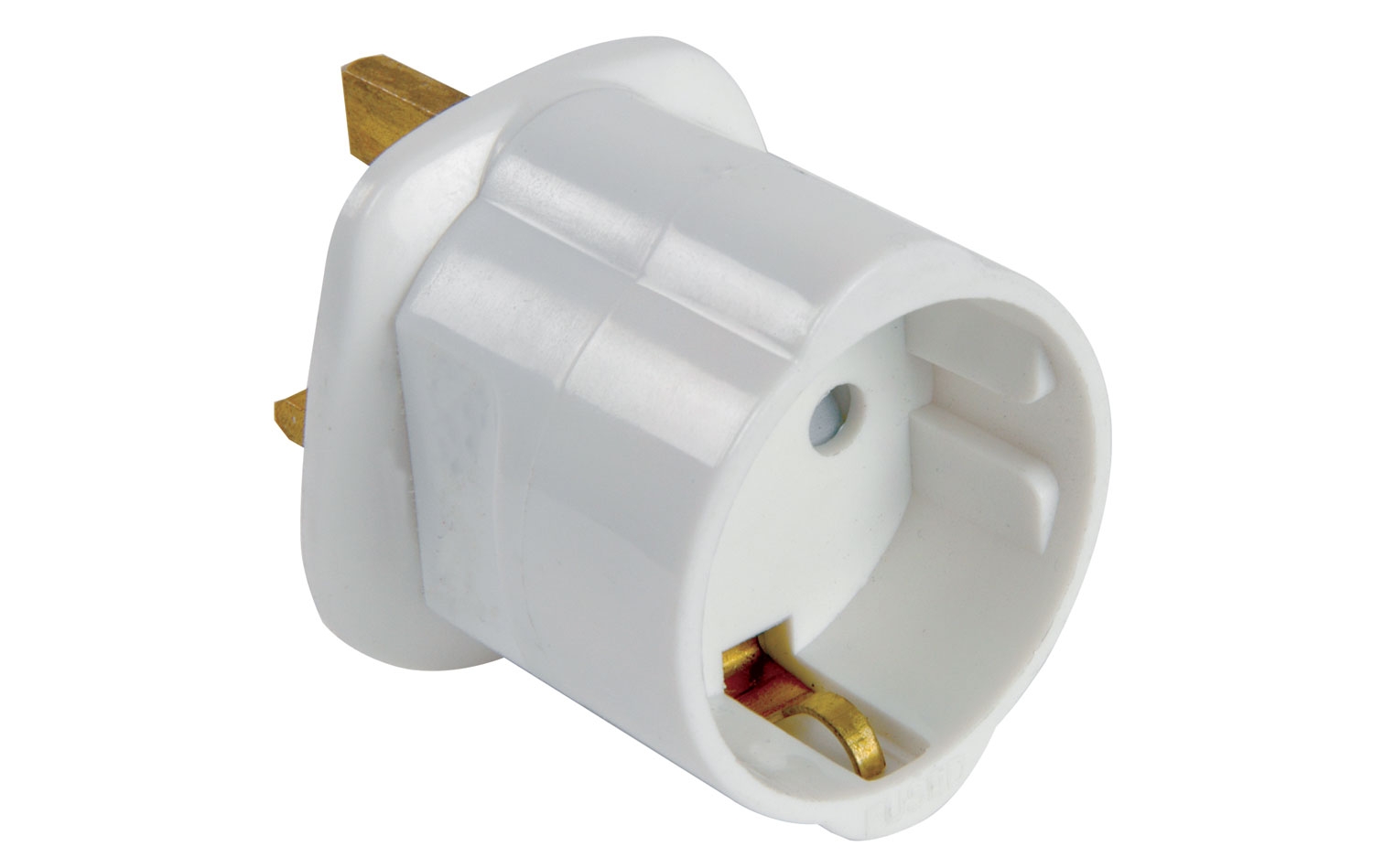 429.829UK Mercury European Schuko to UK Adapter 429.829UK - Image 1