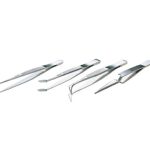 Proskit Tweezers Set of 4 Stainless Steel Units 808-389