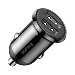 Baseus GRAIN Pro Car Charger 4.8A Black