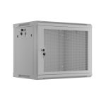 Lanberg Wall Rack 19'' with Perforated Door 4U 45cm Grey FLAT PACKED