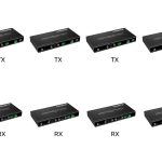 Lenkeng HDMI Matrix over IP 4K POE, APP Control 4x4 (iMCS-IM02-4TX/4RX)