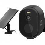 WOOX Camera Battery Outdoor 4MP + Solar (Bundle) R4253 Black