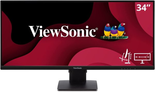 ViewSonic VA3456-MHDJ UltraWide Monitor VA 34'' 21:9  WQHD 2K IPS Panel