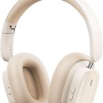 Baseus Wireless Headphones Over Ear ANC Bowie H1i White