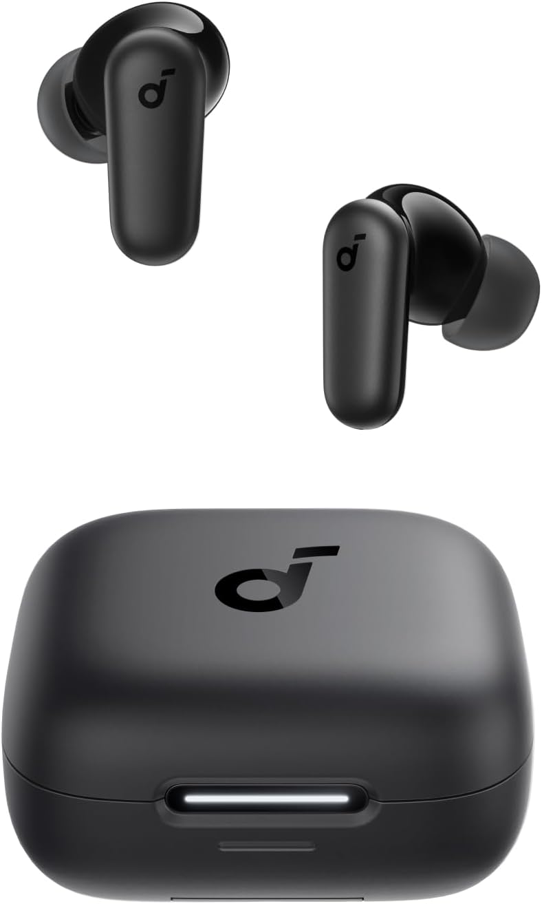 51gRgXnCwZL._AC_SL1500_ Anker Soundcore TWS Earphones P30i Black - Image 1