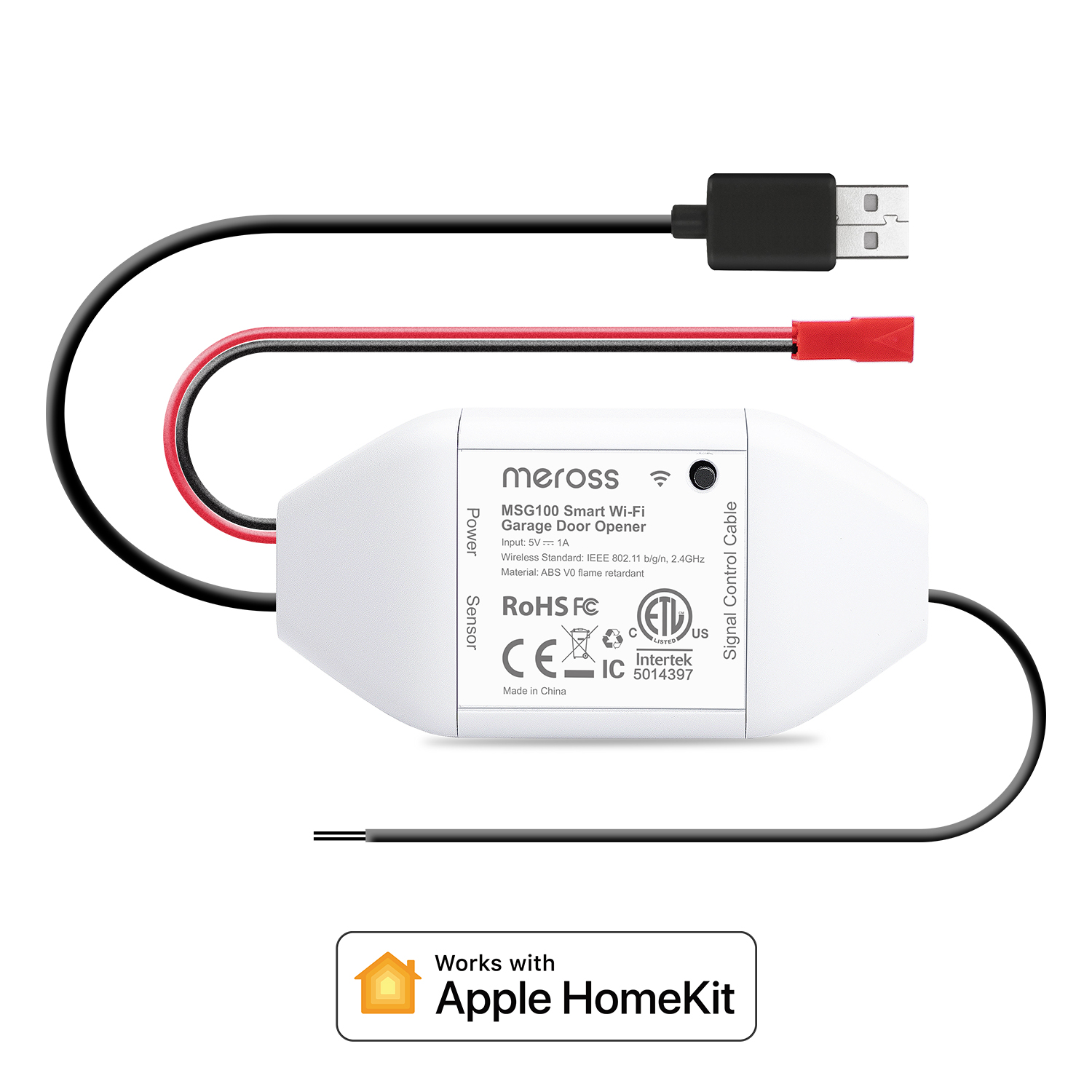5462005 Meross Homekit Smart Wi-Fi Garage Door Opener MSG100HK-UK - Image 1