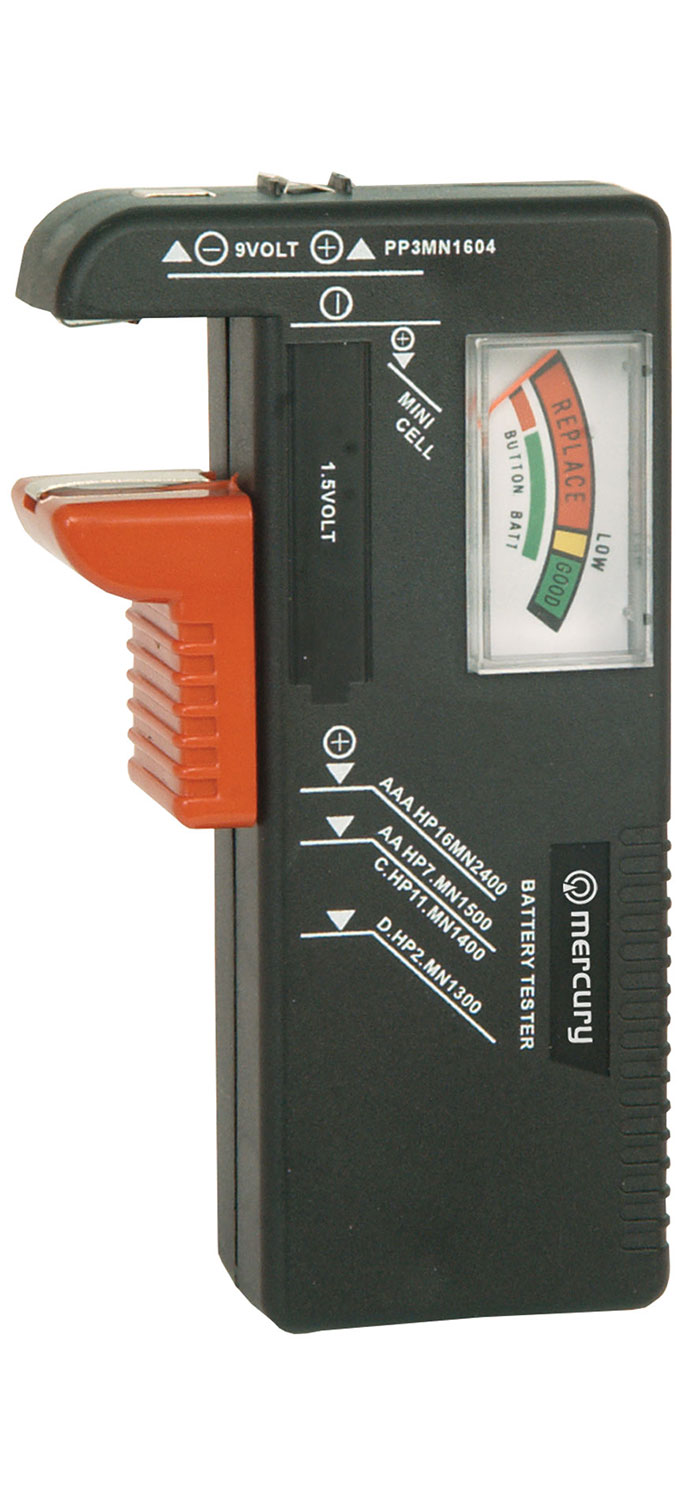 600.098UK-1 Mercury Universal Analogue Battery Tester 600.098UK - Image 1