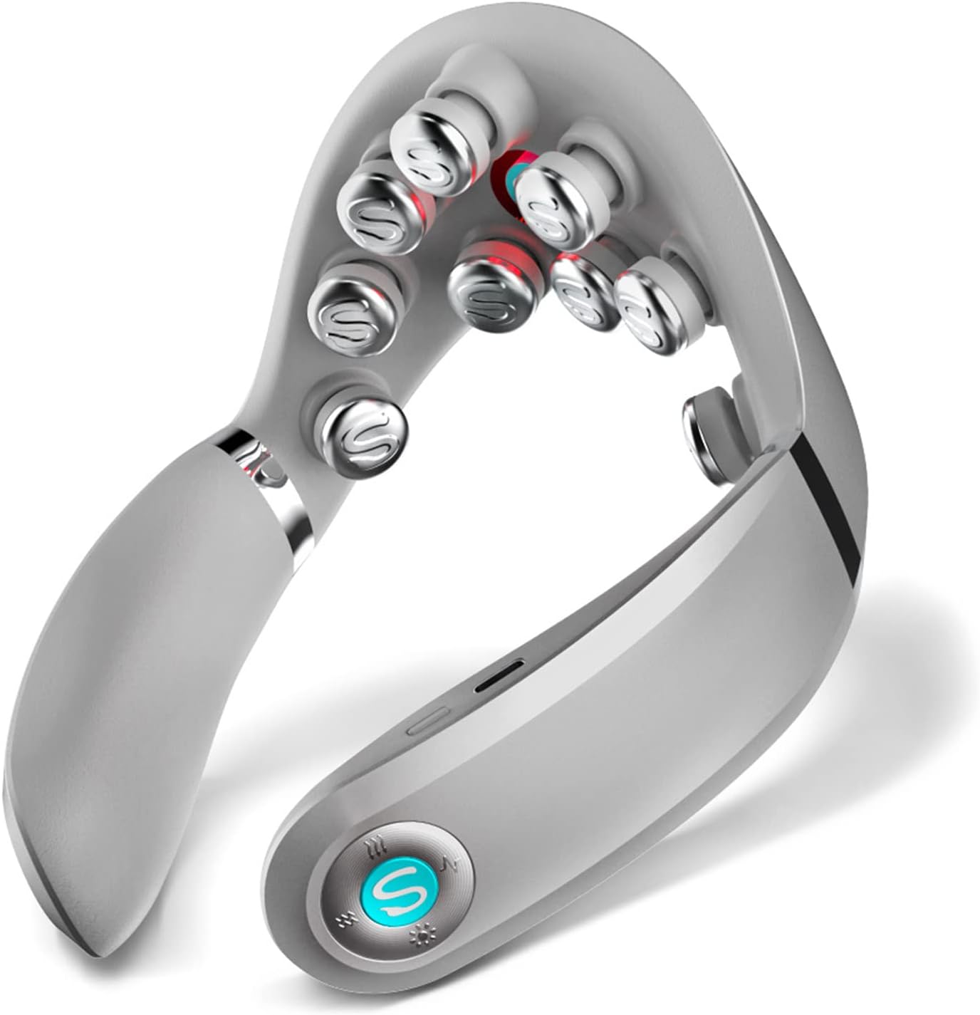 617WDwqn_VL._AC_SL1500_ SKG Neck Massager Pulse-Heat-APP-Multiple Heads G7 Pro - Image 1