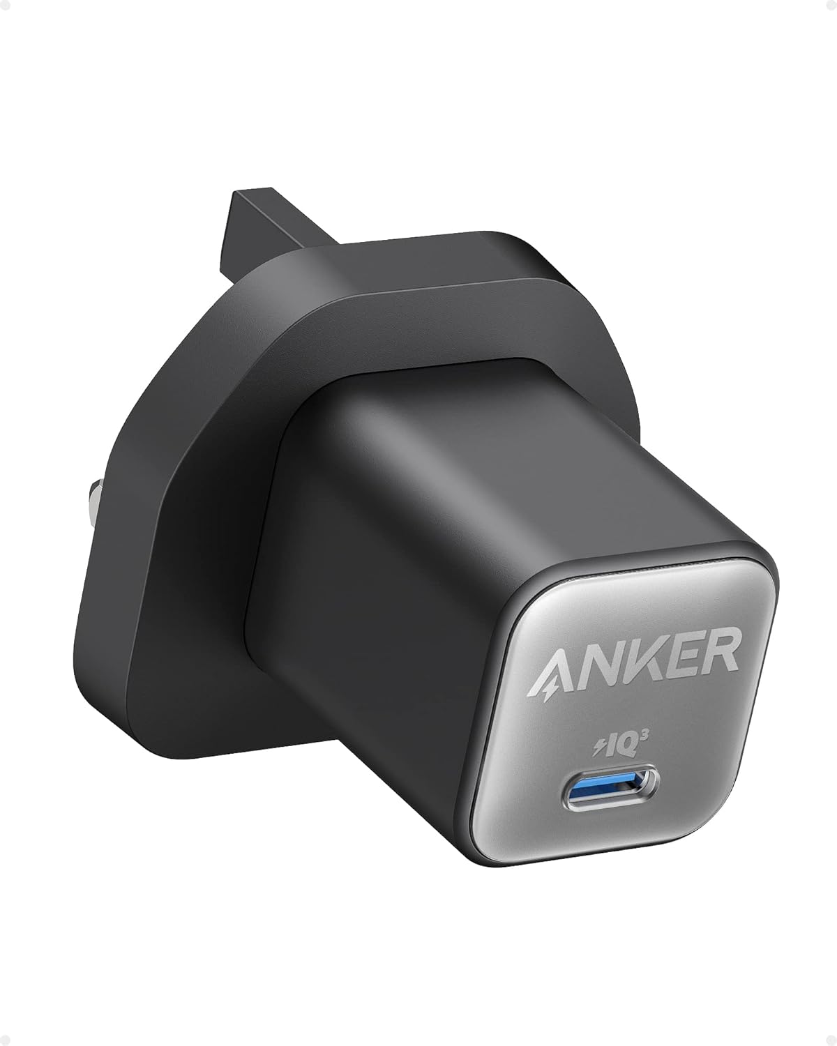 61AusAXfmSL._AC_SL1500_ Anker Mobile Charger Wall 30W USB-C Nano 3 (511) Black - Image 1