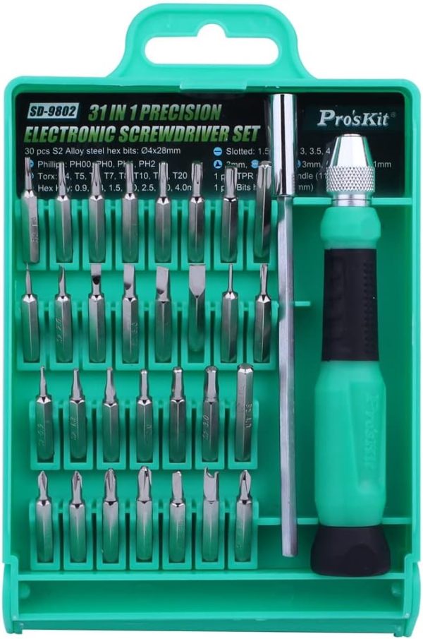 Proskit Screwdriver Precision Set of 30pcs SD-9802