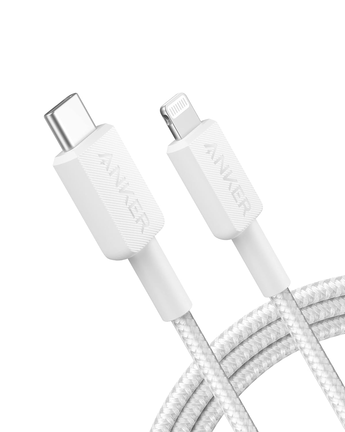 61GRysqDXTL._SL1500_ Anker Mobile Cable USB C to MFI 0.9m 322 White - Image 1