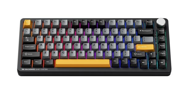 Machenike K600-B82W Gasket Wireless / BT Gaming Mechanical Keyboard Brown Switches