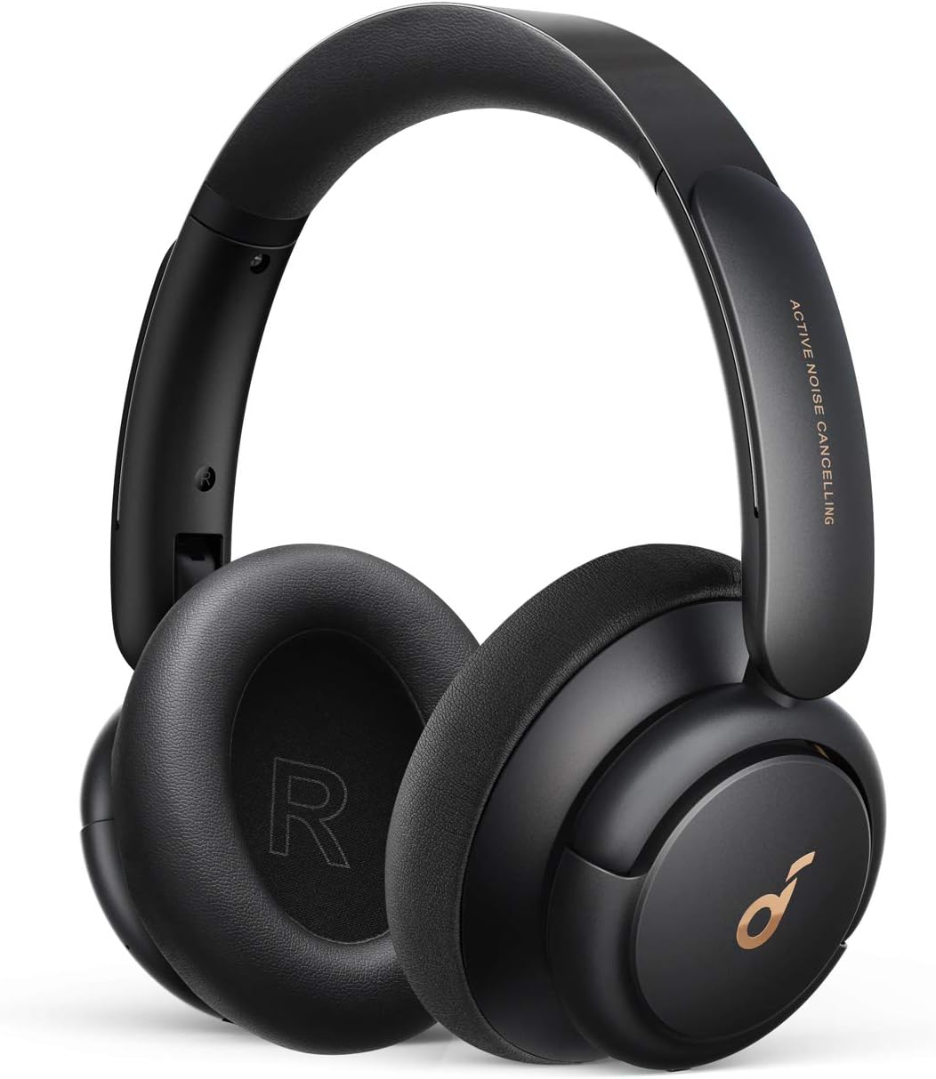 61_WYAjltpL._AC_SL1500_ Anker Soundcore Headphones Life Q30 Black - Image 1