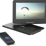 Majority DVD Player Portable & Rechargeable 15.6'' Swivel & Flip HD Screen (Oakcastle)