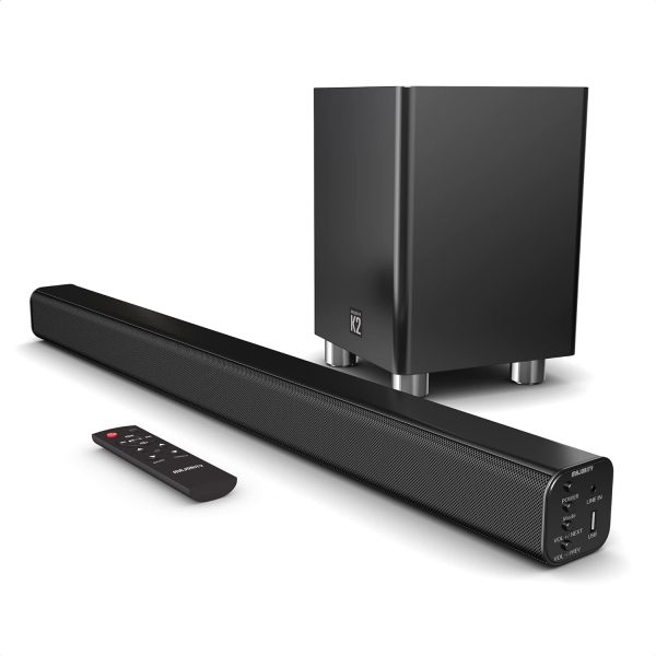 Majority K2 Soundbar 150W Wireless Subwoofer BT-USB-HDMI