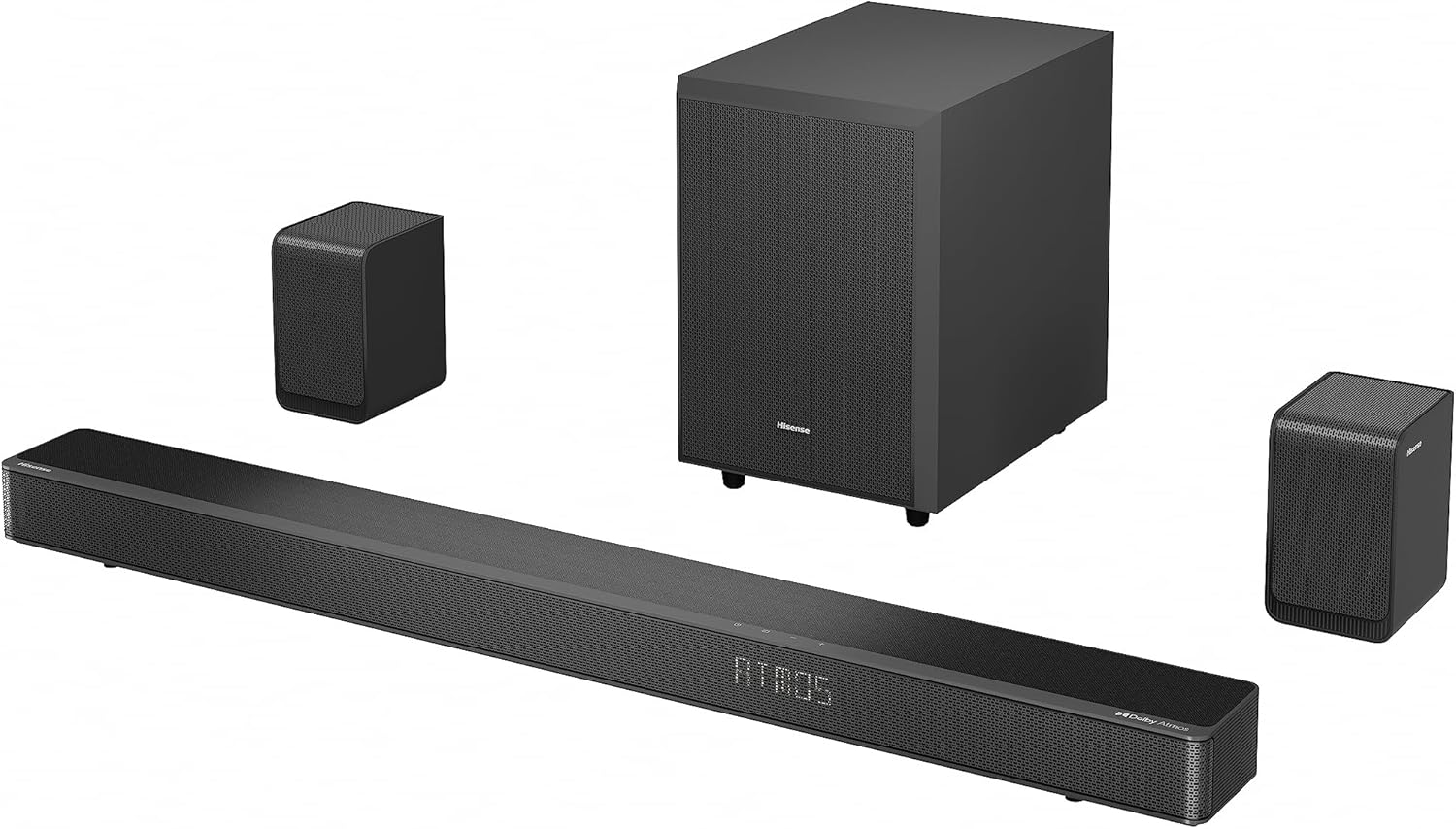711Lc07VLHL._AC_SL1500_ Hisense Soundbar AX5125H 5.1 2 500W Dolby Atmos + Wireless Rear Speakers - Image 1