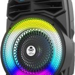 iDance Groove 114mk3 Karaoke Speaker with 1 Wired Mic BT & USB